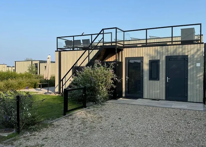 Hébergement de vacances Enkhuizer Cube Elite Paradiso Mit Zaun Haus Nr 211 *